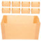 iplusmile 50 Pezzi Stampo di carta da forno fodere per teglie per il pane fodere per pane tazze da forno di carta portapane di carta fodera per teglia pirottini Light Brown