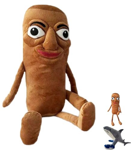 UANACIA Tung Tung Tung Sahur Plush, 2025 New Tralalero Tralala Plush, Soft Stuffed Animal Pillow Figure Doll, Lustige Spielpuppen, for Collection and Decoration, for Adult Kids Fans