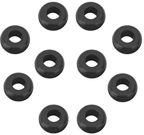 10 Stück Gärröhrchen-Tülle, Gärbehälter-Deckel-Tülle aus Silikon für Heimbrauen, Strohhalme, Gärröhrchen, Bier, Met, Wein, Gärbehälter-Deckel aus Silikon