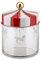 Alessi Circus MW30/75 - Küchenglas für Design-Lebensmittel, in Screen-bedrucktes Glas mit Tuchbanddeckel, 75 cl, Bunt