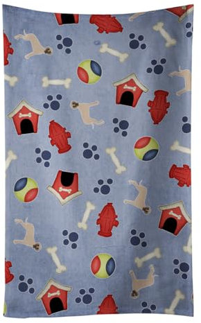 Caroline's Treasures BB4091KTWL Dog House Collection Fawn Natural Great Dane Kitchen Towel Dish Cloths Guest Hand Towel Decorative Bathroom Towel for Face,Tea, Dishcloth, Kitchen and Bath