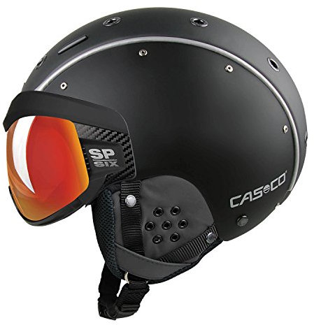CASCO SP-6 VISOR Skihelm mit Vautron-Visier schwarz S 52-54cm