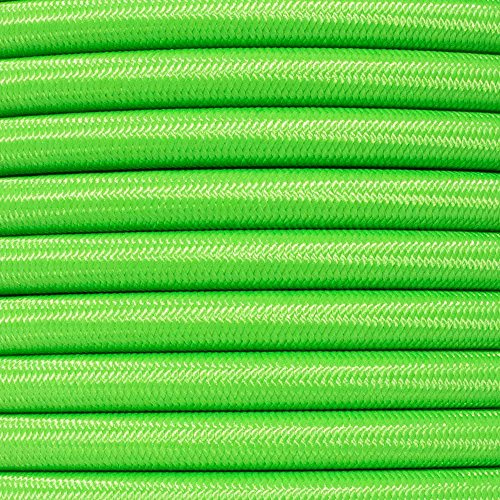 West Coast Paracord Corda Elastica Bungee in Nylon Antishock (9,5 mm x 15,2 m, Verde Neon)