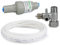 smardy Premium Wasserzulaufleitung Anschluss Set mit 5m Wasserschlauch 1/4 Druckregler Absperrventil für Side by Side Kühlschrank Wasseranschluss, Umkehrosmoseanlage Trinkwasser, Kühlschrankschlauch