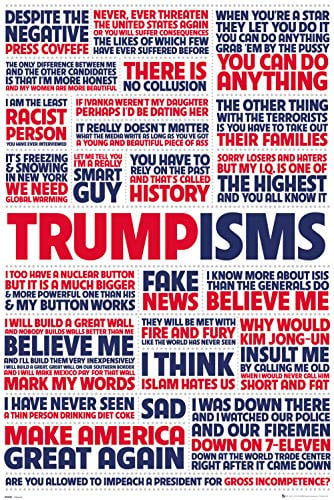 Close Up Donald Trump Poster Trumpisms