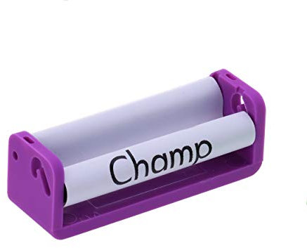 Polyflame ZIGARETTENDREHMASCHINE 70mm Drehmaschine Zigarettenroller Zigaretten Wickler Tabak 4-Farben 12 (Lila)