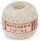 SteadMax 100 m de ficelle de boucher de 2 mm non blanchie, 100 % coton naturel, pour une cuisson de qualité alimentaire, pour attacher la viande, faire cuire et rôtir, distribution facile, pâtisserie