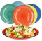 MamboCat 6er Set Colour Power Capri Speiseteller Retro-Stil I Ø 26,5 cm I Essteller I 6 Farben I Strudel-Dekor