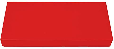 SuperKissen24. Palettenkissen Palettenauflagen Sitzkissen - 80x40 cm - Outdoor und Indoor - rot