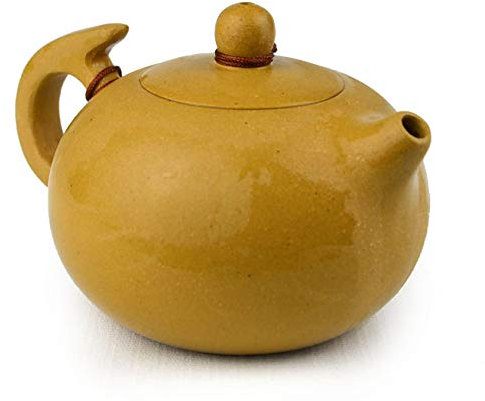 Yixing Tetera de 8 oz chino Zisha té Xishi ollas HuangDuan Natural barro (amarillo)