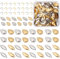 SUPERFINDINGS 380 Stück Fishing Lures Copper Kit Golden Platinum Fishing Spinner Blade Und U Förmige Messingglieder Für Hard Lures Worm Spinner Baits