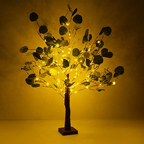 Midore 70cm LED Baum Lichter Lichterbaum Bonsai Baum Licht Warmweiß Batteriebetrieben Verstellbare Äste Weihnachten Das Erntedankfest Dekobaum Zuhause Party Geburtstag Hochzeit Zimmer Innen Dekor