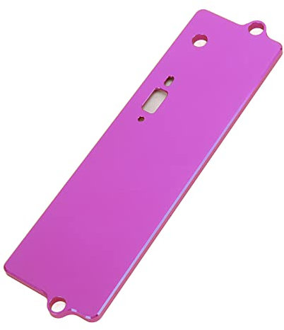Battery Case Top Cover, Aluminum Alloy Battery Plate Easy To Carry Wide Applicability Simple Operation for 1/10 RC Car for HSP RC Car(Purple)