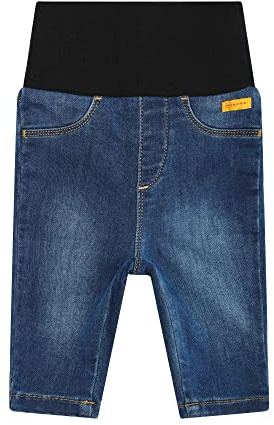 Steiff Unisex Baby confy Jeans, Mood Indigo, 62