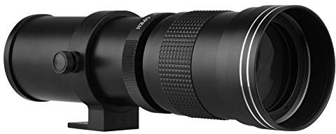 SHUIYUE Appareil Photo MF Super téléobjectif Zoom F / 8.3-16 420-800mm Monture T avec Remplacement Universel de Filetage 1/4 pour appareils Photo Fujifilm Olympus