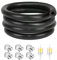Dutreg 8mm Manguera De Gasolina, 5/16 Kit De Línea De Gas 1 Metro De Manguera De Línea, 2 Filtros De Combustible Con 6 Abrazaderas De Manguera Para Moto Cortacésped Camión Coche