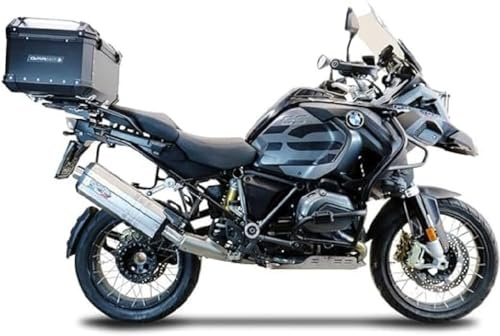 GPR Tech Top Case ALPI-Tech 35 LT, kompatibel mit R 1200 GS 2013/2016, Schwarz, 35 Liter Fassungsvermögen