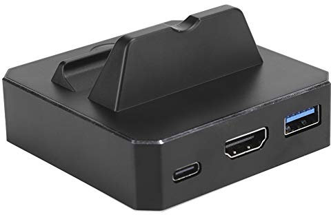 Convertisseur TV pour Commutateur, Station d'accueil TV Portable 4K Convertisseur de Télévision Chargeur équipement de Base pour Commutateur, avec des Performances Stables