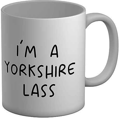 Shopagift Yorkshire Day Mug I'm a Yorkshire Lass White 11oz Large Gift Ceramic Cup