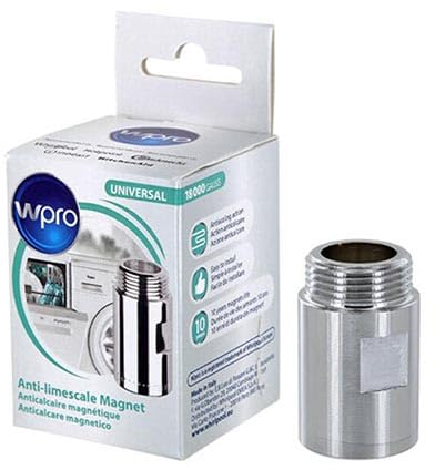 Anticalcare Magnetico Professionale Wpro | Magneti dalla durata di 10 Anni | Facilissimo da Installare su qualsiasi marca di lavatrice, asciugatrice o lavastoviglie |