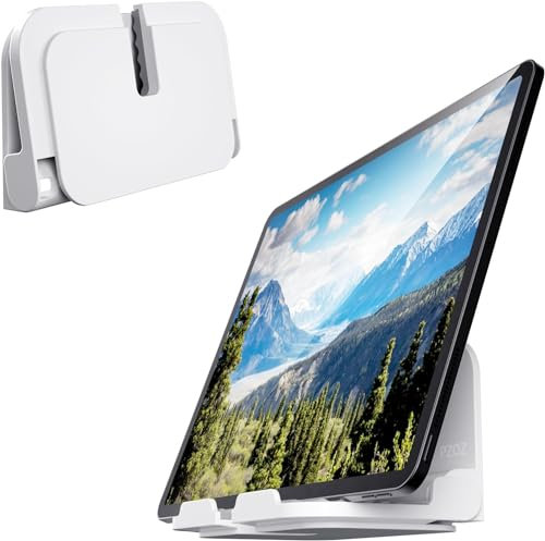 PZOZ Wall Phone Holder Foldable Tablet Wall Mount for Bed Kitchen Shower Bathroom compatible with iPhone iPad Smartphones Tablet