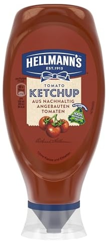 Hellmann's Tomato Ketchup leckere Grillsauce ideal zum Verfeinern aus nachhaltig angebauten Tomaten 500 ml