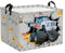 Clastyle Rennwagen Kinder Wäschekorb mit Henkel Faltbar Kleidung Spielzeug Aufbewahrungskorb Junge Aufbewahrungsbox für Babyzimmer Bad, 3D, 40 * 30 * 30 cm