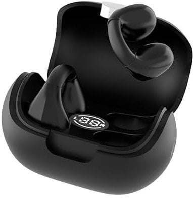 Auriculares Stereo Bluetooth Earbuds Cool Clip Negro