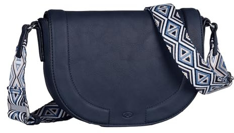 TOM TAILOR Nani Damen Satteltasche Umhängetasche Klein Blau