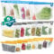 24 Pack Reusable Freezer Bags, BPA Free Reusable Sandwich Bag, Silicone Freezer Bags for Food Storage, Gallon Reusable Silicone Food Bag for Keeping Sandwich, Snack, Fruit, Meat, Veg Fresh