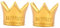 Sosoport 2 Stücke Crown Kuchen Schmuck Kuchen Ornament Elegante Geburtstag Topper Harz Dekoration