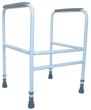 Millercare Height Adjustable Toilet Frame - Durable Toilet Safety Frame for Elderly & Disabled - Adjustable Armrests for Support - Bathroom Aid for Independence & Comfort | 190 kg Capacity