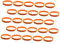 GANAZONO 50stücke Basketball Druck Silikon Armband Party Handgelenksband Sport Accessoire Erwachsene Geburtstagsgeschenk