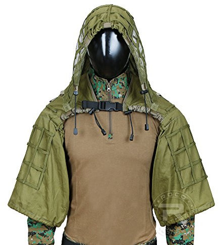 ROCOTACTICAL Sniper Ghillie Viper Hood Lightweight Ghillie Suit Base