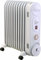 MYLEK Oil Filled Radiator Heater Electric, Portable 2.5KW White, Thermostat and 24hr Repeat Timer, 3 Heat Settings, Unique Safe Panel Fin Design (2500W White)