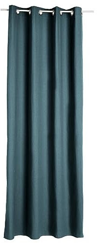 Atmosphera - Rideau Panama - Bleu Canard - 140x260 cm