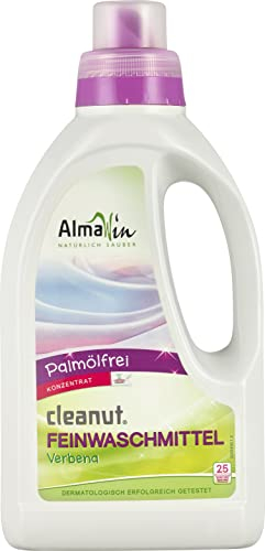 AlmaWin Cleanut Feinwaschmittel 2x750ml, 25 Wäschen, ohne Palmöl, vegan