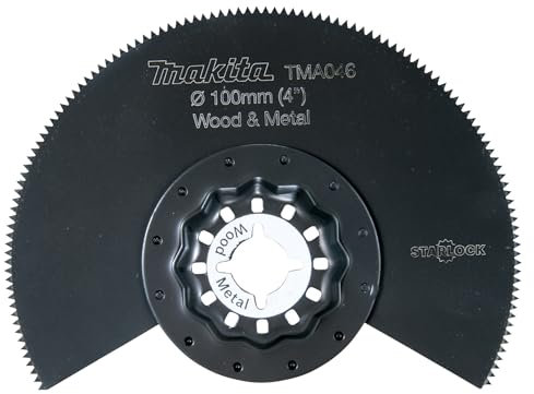 Makita B-64808 Starlock Bimetal Hoja Segmentada 100mm 15TPI Madera/Metal