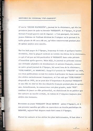 Histoire du journal pif-gadget