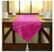 Camino de Mesa ShinyBeauty con Borla, Camino de Mesa de Lentejuelas Rosa Fuerte de 12 x 72 Pulgadas, decoración de Despedida de Soltera, Camino de Mesa de Secuencia Fucsia