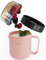 Homra TIGGY tazza da yogurt da portare via - Rosa - 750 ml - Tazza da cereali to-go - Scatola da pranzo - Senza BPA - Adatto a microonde, congelatore e lavastoviglie
