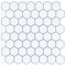WoStick Fliesenaufkleber 3d Klebefliesen Küche Bad Küchenrückwand Folie Fliesen Selbstklebende Hexagon（10-Stück 30.5x30.5cm）