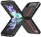 ZTOFERA Kompatibel mit Samsung Galaxy Z Flip 3 5G Hülle, Carbon Fiber Harte PC Bumper Slim Case Cover Stoßfest Kratzfest Schutzhülle für Samsung Galaxy Z Flip 3 5G, Schwarz