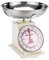 Casa&Casa Mechanical Kitchen Scales, Professional Food Weighing Scale with Traditional Analog Display, Weight kg and lb for Meal Prep, Cooking & Baking, Precise Graduation 1g, Cream