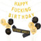 Rude & Funny Birthday Party Dekoration Bundle - Inklusive 8 Luftballons, Banner & Schärpe
