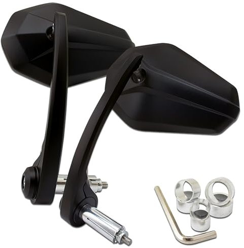 Lenkerendenspiegel SOLID 3 M6 Universal schwarz E-geprüft