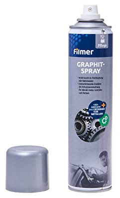 Graphitspray 300ml, Rostschutz, Schmiermittel, Oxidationsschutz auch bei Salzwasser, Metalle, Getriebe, Ketten