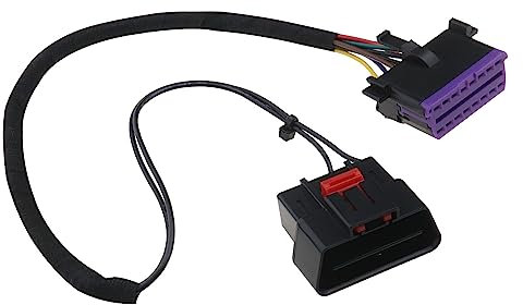 YINETTECH OBD Guard Port Kabel Ersatz Kompatibel mit Audi Kompatibel mit VW Anti-Diebstahl OBD Adapterkabel 16-poliges J1962F Kabel 50cm