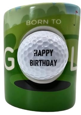 solo-pro master your game Birthday Golf Themed Coffee Tea Mug Cup Novelty Gift Porcelain (Birthday)