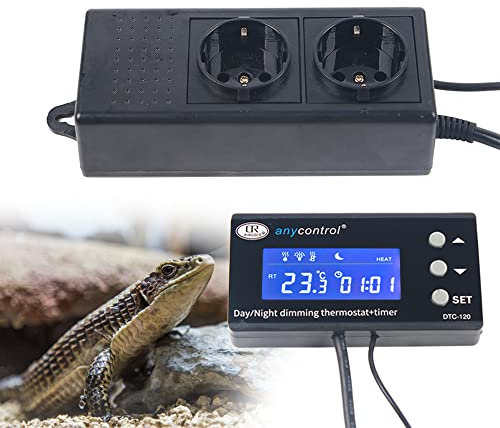 HarBin-Star Temperaturregler 250V Pid Temperaturregler Digitale Thermostat Doppel Relais Temperaturwächter für Gewächshaus Terrarium Heizung Kühlung Temperaturgesteuerte Stecker